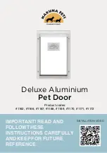 Hakuna Pets Deluxe Aluminium 1162 Manual preview