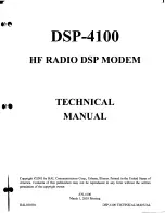 Hal Communications DSP-4100 Technical Manual preview