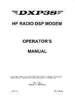 Предварительный просмотр 3 страницы Hal Communications DXP38 Operator'S Manual