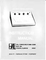 Preview for 2 page of Hal Communications MKB-1 Instruction Manual