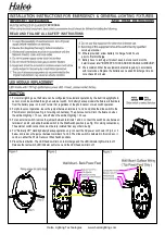 Preview for 1 page of Halco Evade Series Installation Instructions