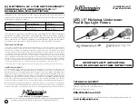 Preview for 1 page of Halco J&J Electronics ColorSplash VU LPL-R1C-12 Series Installation And Operation Manual