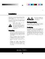 Preview for 11 page of Halcro DM78 Owner'S Manual