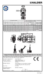 Preview for 2 page of HALDER EH 22353 Instruction Manual