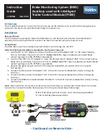 Предварительный просмотр 1 страницы Haldex BMS Instruction Manual