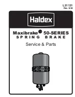 Haldex Maxibrake 50 Series Service Parts предпросмотр