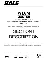 Предварительный просмотр 3 страницы HALE FOAM MASTER 3.0 Description, Installation And Operation Manual