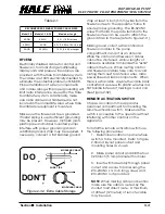 Preview for 68 page of HALE FOAM MASTER 3.3 Description, Installation And Operation Manual