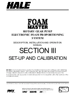 Preview for 76 page of HALE FOAM MASTER 3.3 Description, Installation And Operation Manual