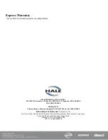 Preview for 97 page of HALE FoamLogix 1.7AHP Description, Installation And Operation Manual