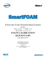 HALE SmartFOAM 1.7AHP Foam Calibration Quickstart предпросмотр