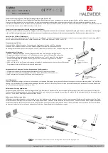 Preview for 2 page of Halemeier HA-ES-ESM-1 Installation Instructions Manual