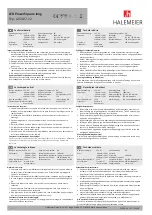 Halemeier LED PowerSquare long Manual preview