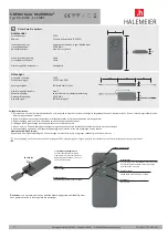 Preview for 7 page of Halemeier S-Mitter basic MultiWhite2 Manual