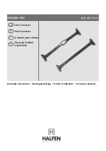 Предварительный просмотр 1 страницы Halfen HSC Assembly Instructions Manual