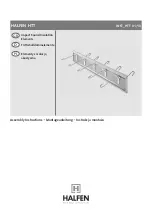 Halfen HTT Assembly Instructions Manual предпросмотр