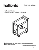 Preview for 1 page of Halfords 584067 User Instructions