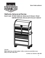 Halfords Advanced Series User Instructions preview