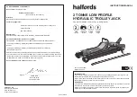 Halfords TH22502 Instruction Manual preview
