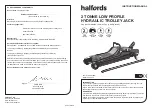 Preview for 1 page of Halfords TH22502 Instruction Manual