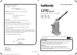 Preview for 1 page of Halfords TH90204 Instruction Manual