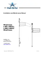 Preview for 1 page of Hali-Brite L-806 Installation And Maintenance Manual