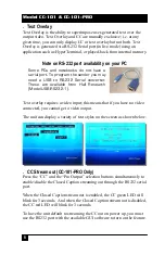 Preview for 8 page of Hall Research Technologies CC-101 User Manual