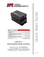 Hall Research Technologies CNT-IP-2 Quick Start Manual preview