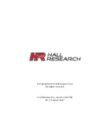 Предварительный просмотр 24 страницы Hall Research Technologies HHD264 User Manual