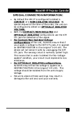 Preview for 9 page of Hall Research Technologies HR-1P Operating Instructions Manual