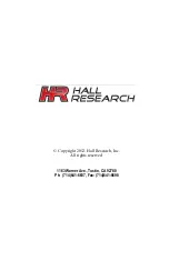 Предварительный просмотр 24 страницы Hall Research Technologies HR-733 User Manual