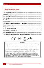 Preview for 2 page of Hall Research Technologies SC-HD-2B User Manual