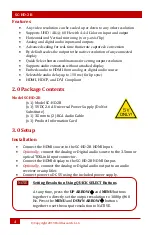 Preview for 4 page of Hall Research Technologies SC-HD-2B User Manual