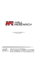 Предварительный просмотр 8 страницы Hall Research Technologies SP-HD-4B User Manual