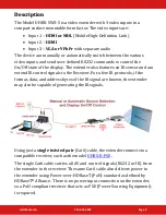 Preview for 2 page of Hall Research Technologies UHBX-SW3-S Quick Start Manual