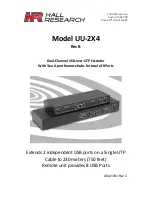 Hall Research Technologies UU-2X4 User Manual preview