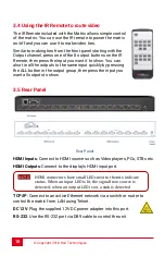 Предварительный просмотр 11 страницы Hall Technologies HSM-88-4K User Manual