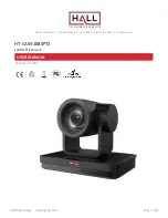 Hall Technologies HT-CAM-1080PTZ User Manual preview