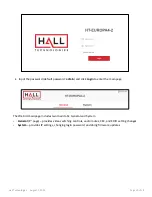 Preview for 10 page of Hall Technologies HT-EUROPA4-2 User Manual