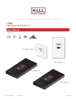 Preview for 1 page of Hall Technologies LYNX Series User Manual