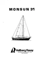 Предварительный просмотр 1 страницы Hallberg-Rassy MONSUN 31 Instructions Manual