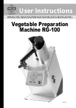 Preview for 1 page of Hallde RG-100 User Instructions