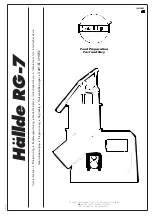 Предварительный просмотр 1 страницы Hallde RG-7 User Instructions