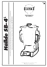 Preview for 1 page of Hällde SB-4L User Instructions