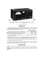 Предварительный просмотр 2 страницы Hallicrafters S-40B Operating And Service Instructions