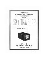 Hallicrafters Sky Traveler S-29 Operating And Service Instructions предпросмотр