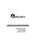 Hallicrafters SR-2000 Operating And Service Instructions preview