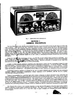 Предварительный просмотр 2 страницы Hallicrafters SX-100 MARK IA Operating And Service Instructions