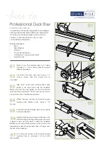 Preview for 1 page of Hallis Hudson Professional Dual Rise Assembly Instructions