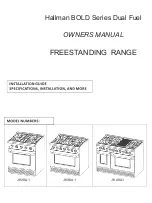 Hallman BOLD JK30A1 Installation Manual preview